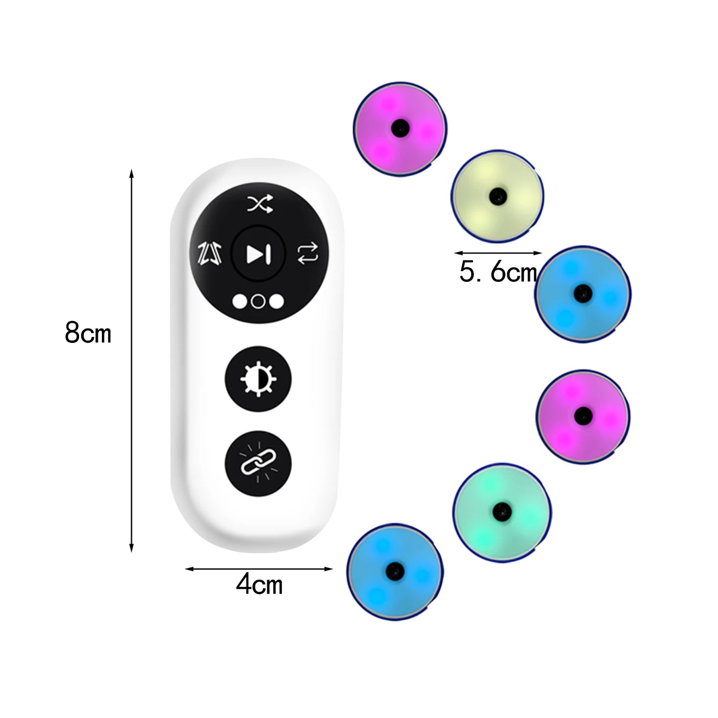 SoloPlayr 6Pcs Reaction Training Lights for Football