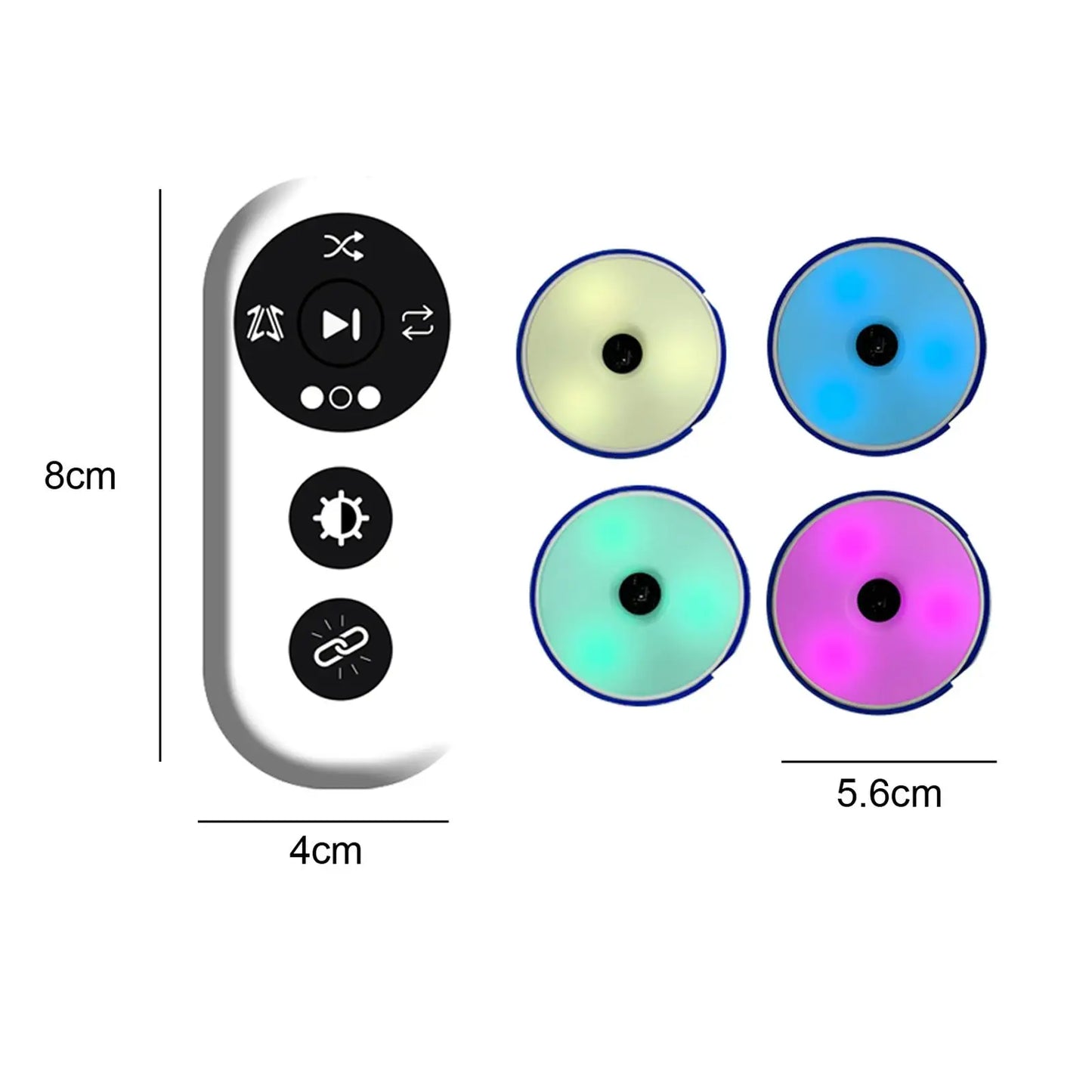 SoloPlayr 6Pcs Reaction Training Lights for Football